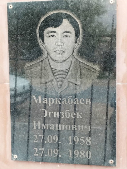 МАРКАБАЕВ
                      Эгизбек Имашевич
